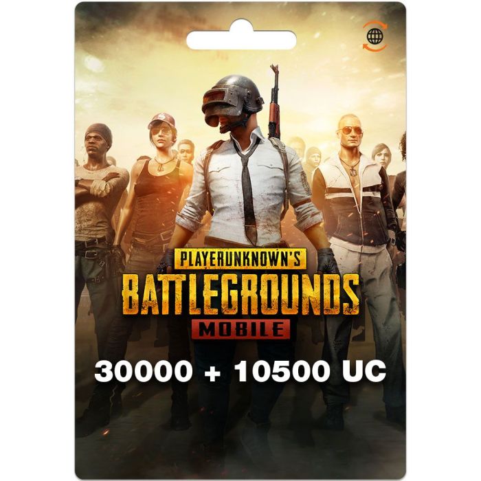 PUBG Mobile 30000 + 10500 UC (Global) - Instant Delivery Email 